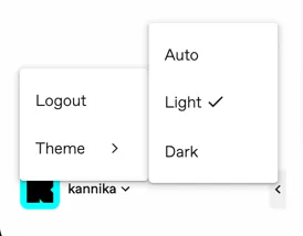 Toggle dark mode